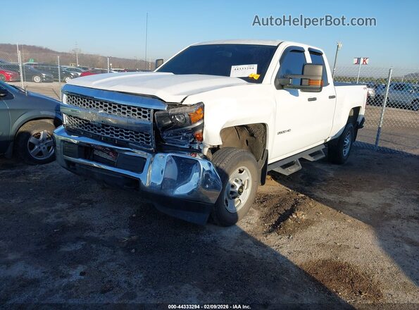 2GC2KREG5K1231920 2019 CHEVROLET SILVERADO White Przód lewy