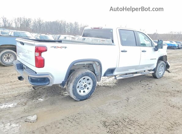 2GC4YLE72R1135712 2024 CHEVROLET SILVERADO Белый Задняя правая четверть