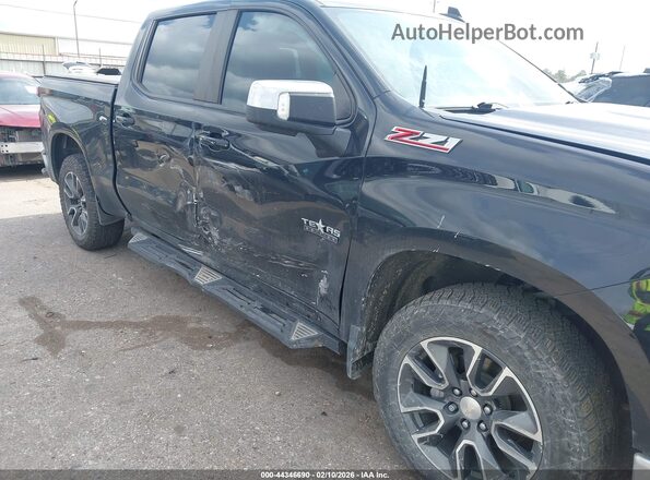 2GCUDDED1P1122695 2023 CHEVROLET SILVERADO Black Вид спереду