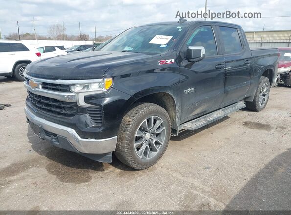 2GCUDDED1P1122695 2023 CHEVROLET SILVERADO Black Передня ліва чверть