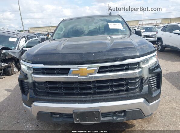 2GCUDDED1P1122695 2023 CHEVROLET SILVERADO Black Вид щитка приладів