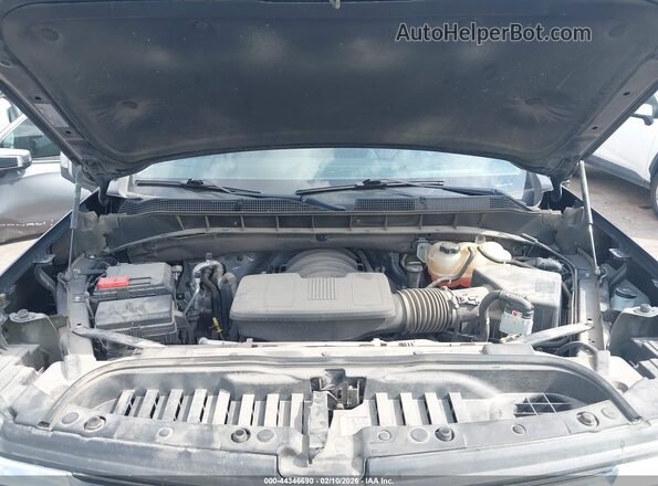 2GCUDDED1P1122695 2023 CHEVROLET SILVERADO Black Вид ззаду