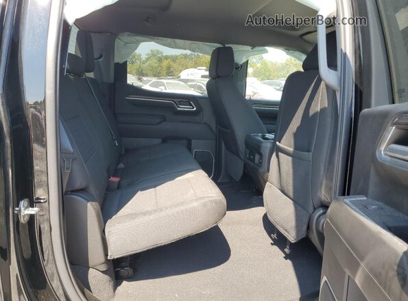 2GCUDDED6N1509448 2022 CHEVROLET SILVERADO Black Vista de los asientos traseros
