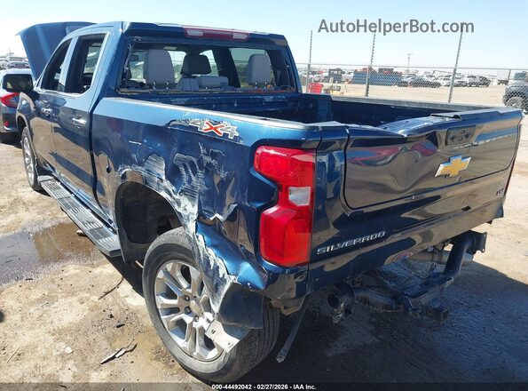 2GCUDGED1P1107759 2023 CHEVROLET SILVERADO Blue Vista frontal
