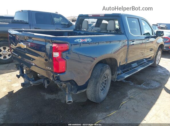 2GCUDGED1P1107759 2023 CHEVROLET SILVERADO Blue Trasero derecho