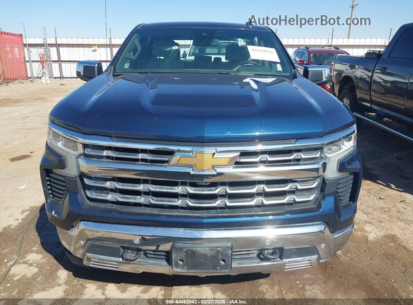 2GCUDGED1P1107759 2023 CHEVROLET SILVERADO Blue Vista del cuadro de instrumentos