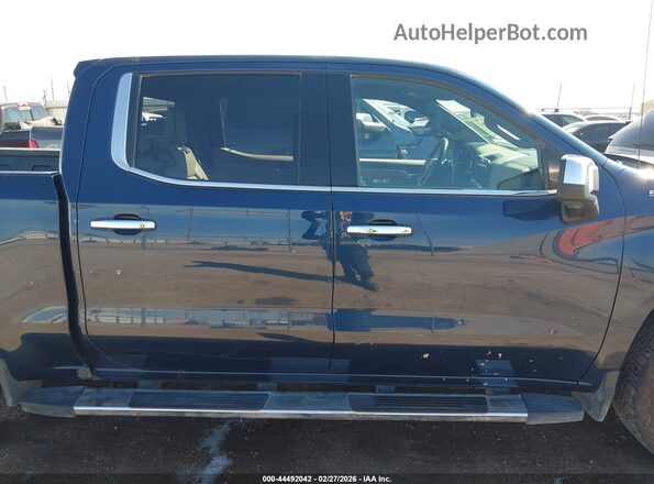 2GCUDGED1P1107759 2023 CHEVROLET SILVERADO Blue Vista interior trasera