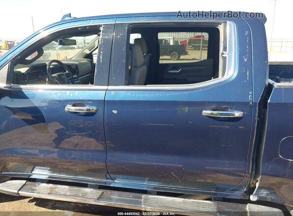 2GCUDGED1P1107759 2023 CHEVROLET SILVERADO Blue Vista interior de 360 grados