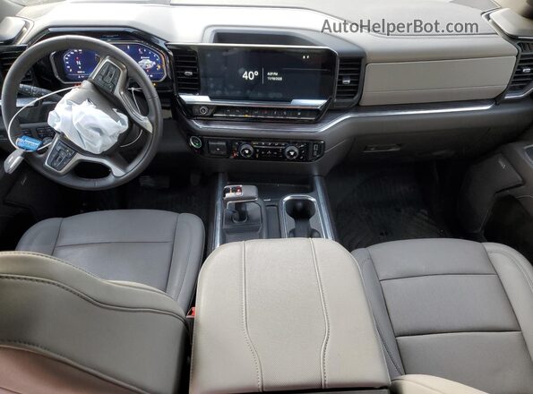 2GCUDGEDXR1199019 2024 CHEVROLET SILVERADO Угольный Вид панели приборов