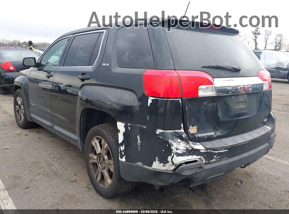 2GKALMEK0H6124967 2017 GMC TERRAIN Black Trasero izquierdo