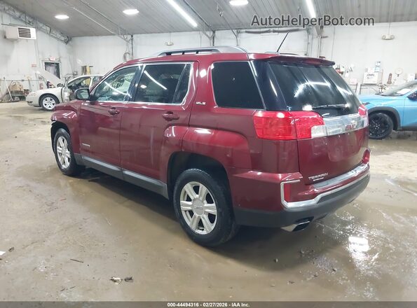 2GKALNEK8G6238543 2016 GMC TERRAIN Red Trasero izquierdo