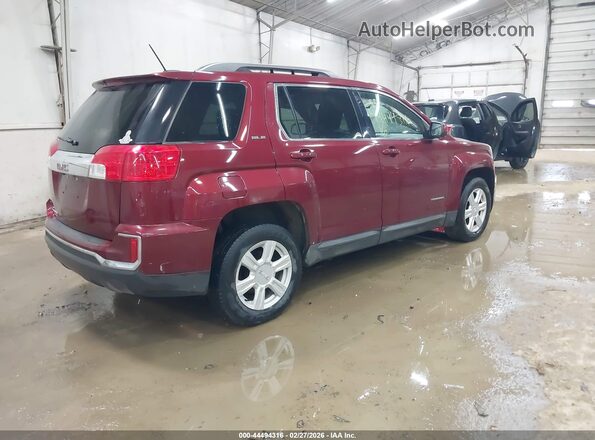 2GKALNEK8G6238543 2016 GMC TERRAIN Red Trasero derecho