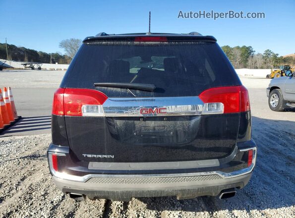 2GKFLPE34G6274546 2016 GMC TERRAIN Черный Вид салона спереди