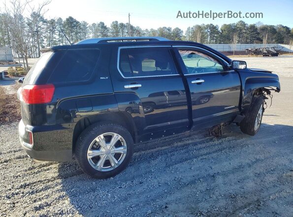 2GKFLPE34G6274546 2016 GMC TERRAIN Черный Передняя правая четверть