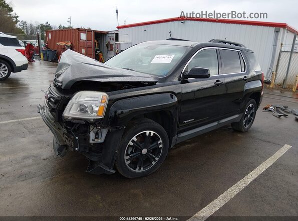 2GKFLUEK3H6183100 2017 GMC TERRAIN Black წინა მარცხენა ხედი სამი მეოთხედიდან