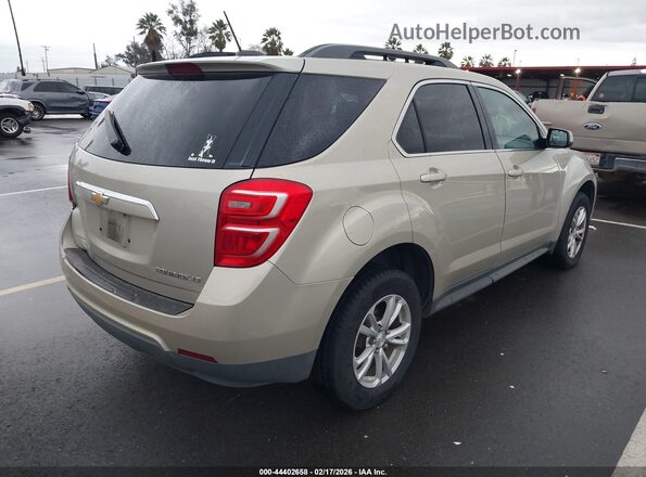 2GNALCEK2G1112201 2016 CHEVROLET EQUINOX Champagne Задняя правая четверть