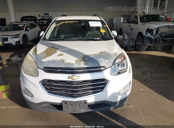 2GNALCEK3G6112839 2016 CHEVROLET EQUINOX White Widok zestawu wskaźników