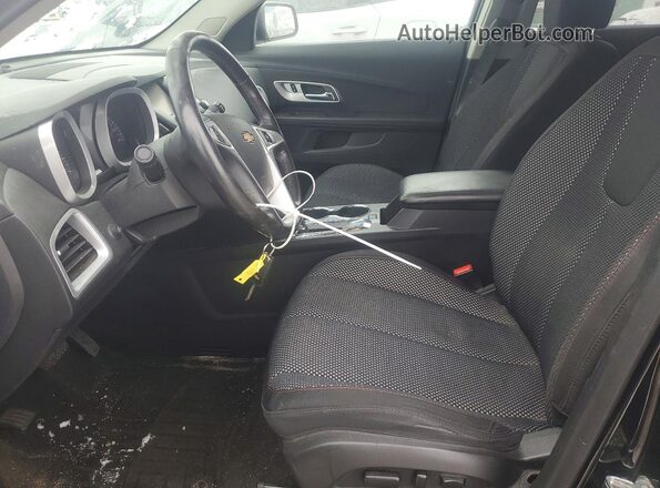 2GNALCEK6H1593295 2017 CHEVROLET EQUINOX Black წინა სალონის ხედი