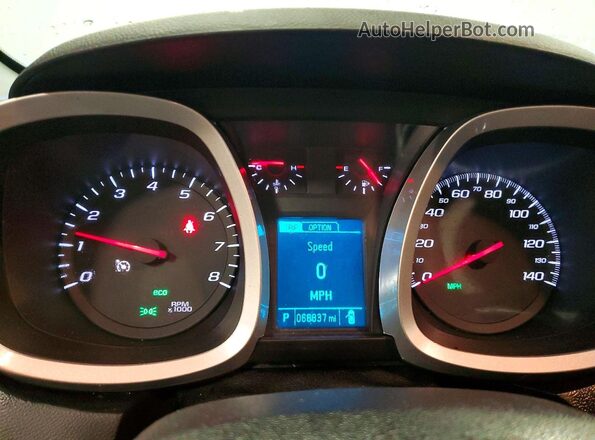 2GNALCEK7H1610623 2017 CHEVROLET EQUINOX White Vista del cuadro de instrumentos