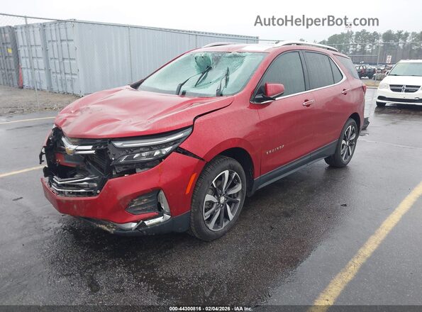 2GNAXNEV9N6143214 2022 CHEVROLET EQUINOX Red Առջևի ձախ երեք քառորդ տեսարան