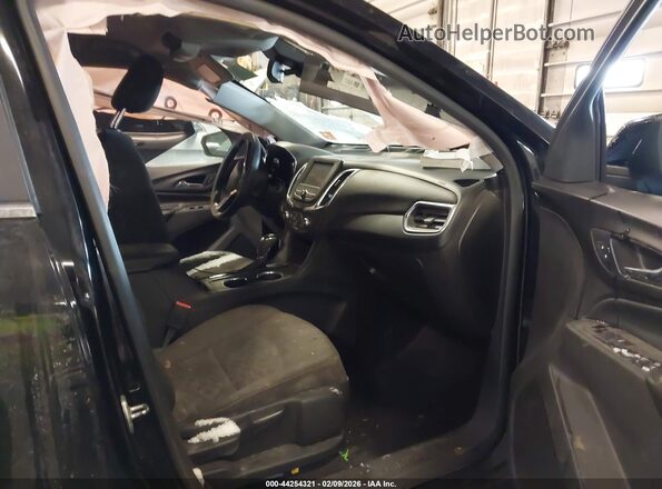 2GNAXUEV5M6127519 2021 CHEVROLET EQUINOX Black წინა სალონის ხედი