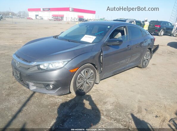 2HGFC1F36JH643203 2018 HONDA CIVIC Gray Передня ліва чверть