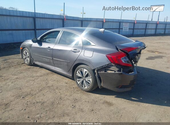 2HGFC1F36JH643203 2018 HONDA CIVIC Gray Задня ліва чверть