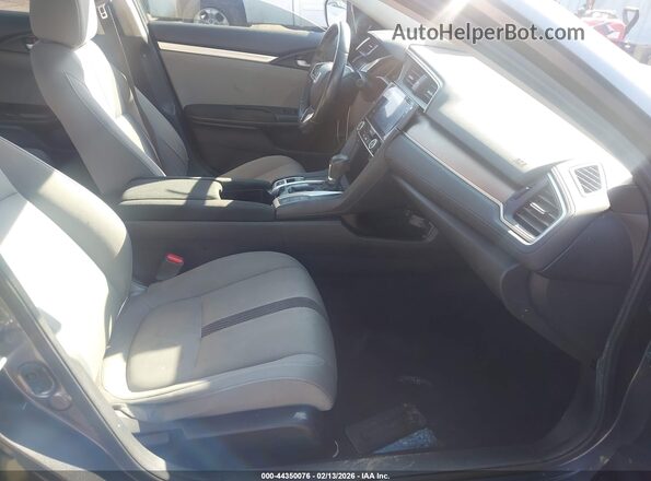 2HGFC1F36JH643203 2018 HONDA CIVIC Gray Вид салону спереду