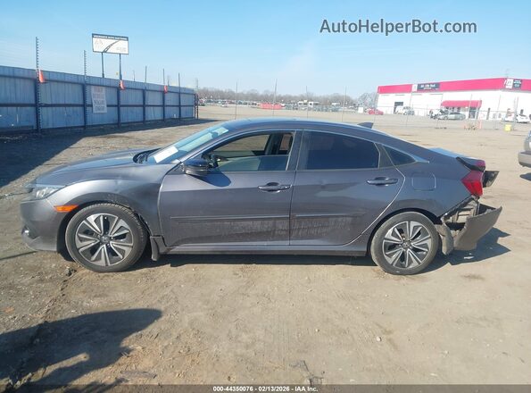 2HGFC1F36JH643203 2018 HONDA CIVIC Gray 