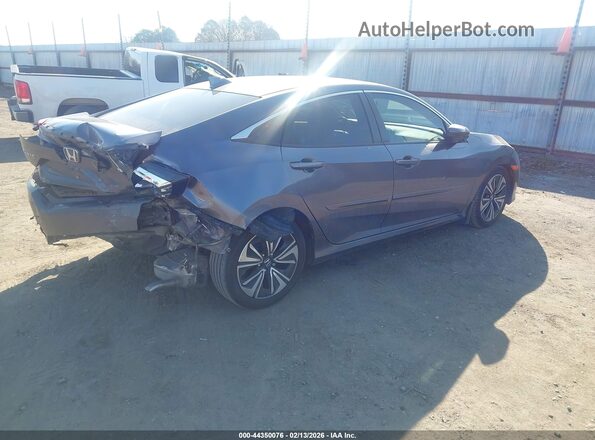 2HGFC1F36JH643203 2018 HONDA CIVIC Gray Задня права чверть