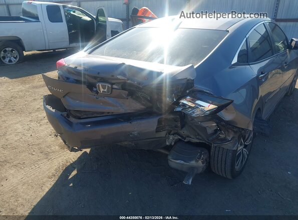 2HGFC1F36JH643203 2018 HONDA CIVIC Gray Вид спереду