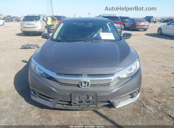 2HGFC1F36JH643203 2018 HONDA CIVIC Gray Вид задньої частини салону