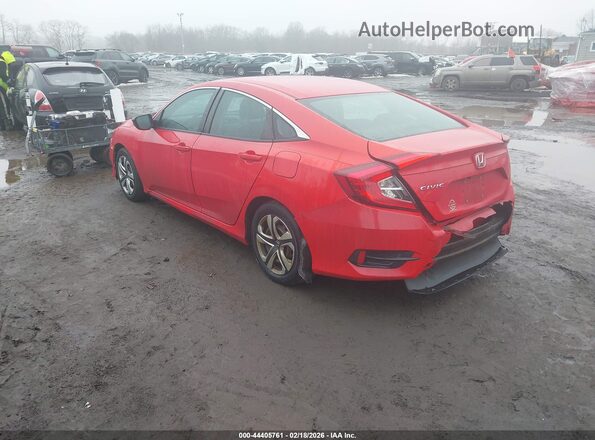 2HGFC2F53HH515664 2017 HONDA CIVIC Red Rear left