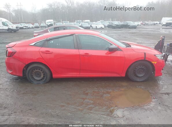 2HGFC2F53HH515664 2017 HONDA CIVIC Red Rear interior view