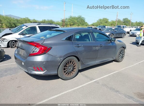 2HGFC2F55GH515812 2016 HONDA CIVIC Black Trasero derecho