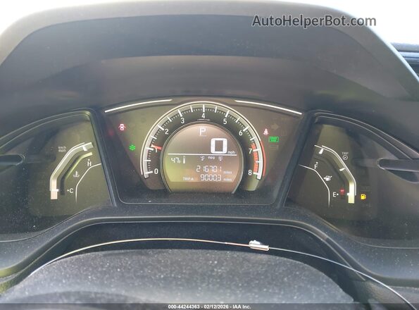 2HGFC2F56HH505422 2017 HONDA CIVIC Silver Widok tylnych siedzeń