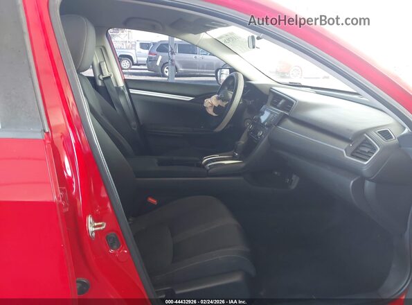 2HGFC2F57GH525709 2016 HONDA CIVIC Red წინა სალონის ხედი