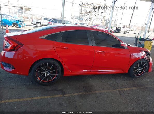 2HGFC2F57GH525709 2016 HONDA CIVIC Red ხელსაწყოთა პანელის ხედი