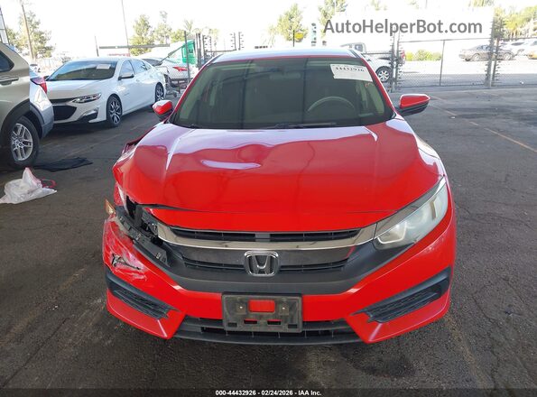 2HGFC2F57GH525709 2016 HONDA CIVIC Red წინა პანელის ხედი