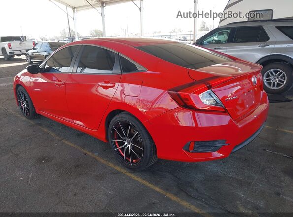 2HGFC2F57GH525709 2016 HONDA CIVIC Red უკანა მარცხენა