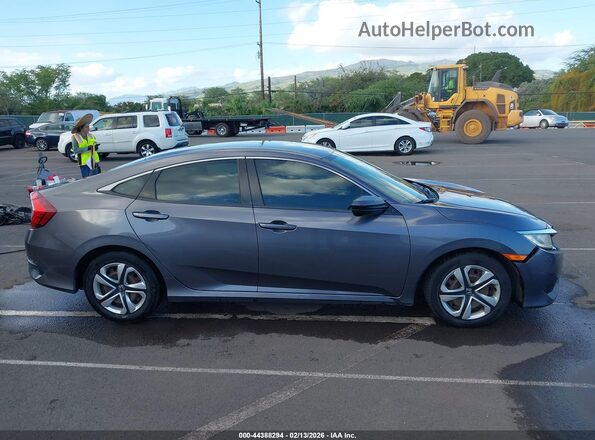 2HGFC2F5XJH525081 2018 HONDA CIVIC Gray Սալոնի հետևի տեսք