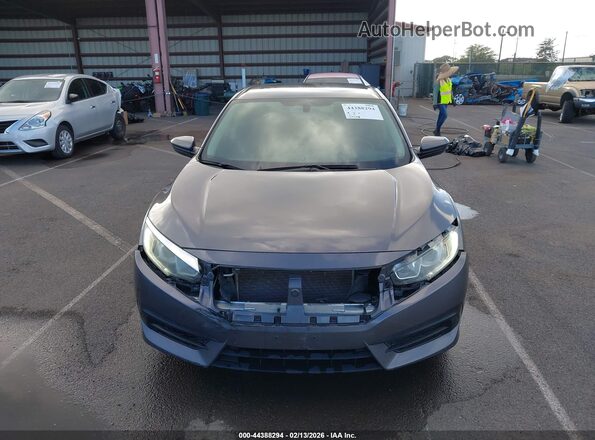 2HGFC2F5XJH525081 2018 HONDA CIVIC Gray Սարքավորումների վահանակի տեսք