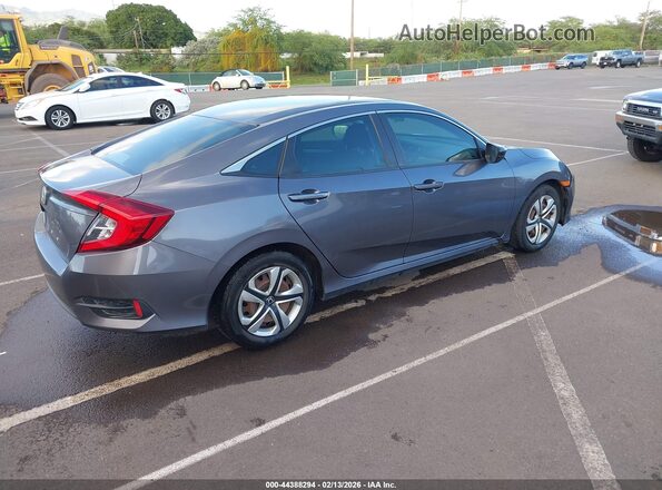 2HGFC2F5XJH525081 2018 HONDA CIVIC Gray Հետևի աջ