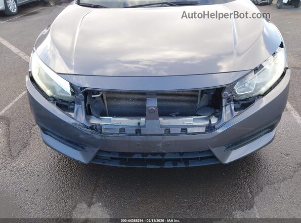 2HGFC2F5XJH525081 2018 HONDA CIVIC Gray Դիմացի տեսք