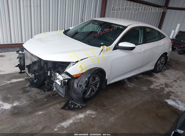 2HGFC2F60KH531952 2019 HONDA CIVIC White Vista tres cuartos delantera izquierda
