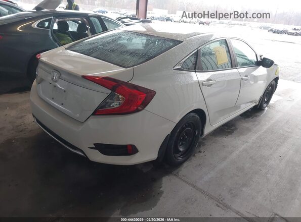 2HGFC2F60KH531952 2019 HONDA CIVIC White Trasero derecho