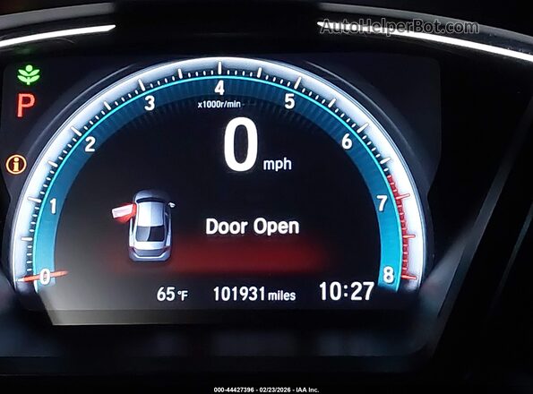 2HGFC2F63KH577209 2019 HONDA CIVIC Gray 