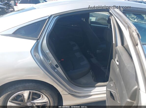 2HGFC2F63KH582104 2019 HONDA CIVIC Silver VIN კოდის სტიკერის ხედი