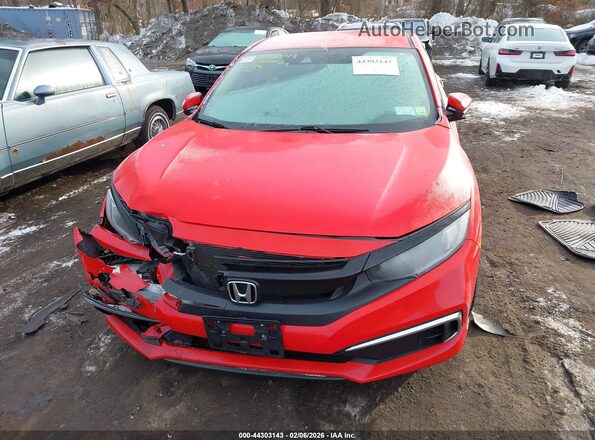 2HGFC2F65LH503212 2020 HONDA CIVIC Red Vista del cuadro de instrumentos