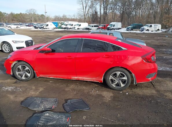 2HGFC2F65LH503212 2020 HONDA CIVIC Red Vista interior de 360 grados